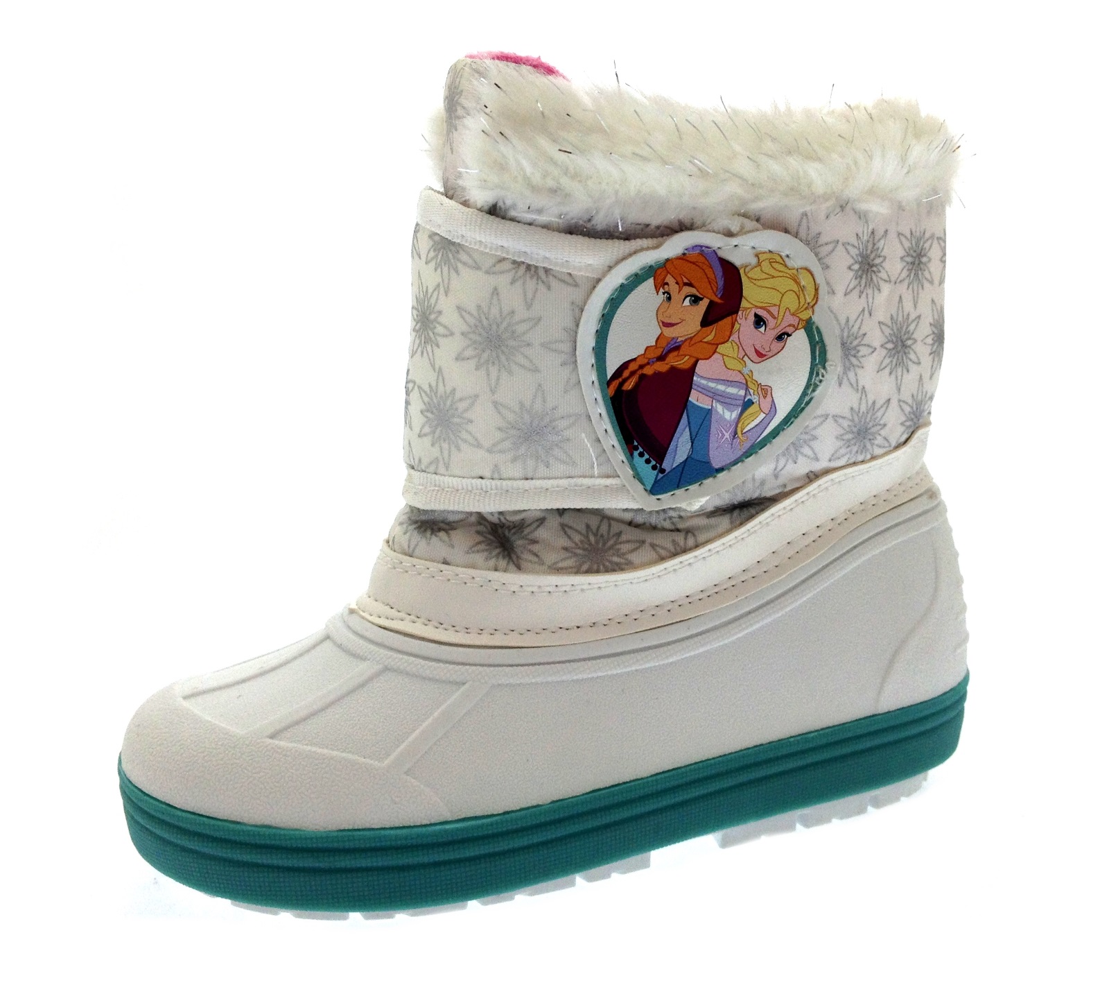 Kids Girls Disney Frozen Elsa Anna Snow Boots Waterproof Rain Wellies